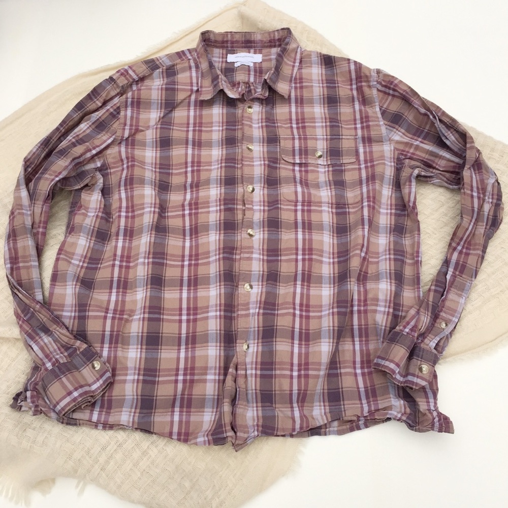 Urban Outfitters Button Up Plaid Shirt